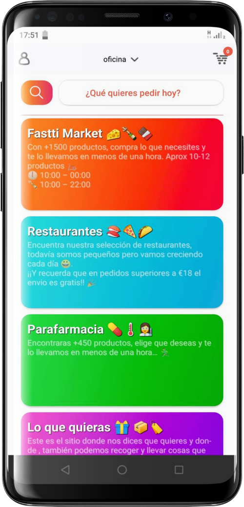 Fastti - App Supercategorías