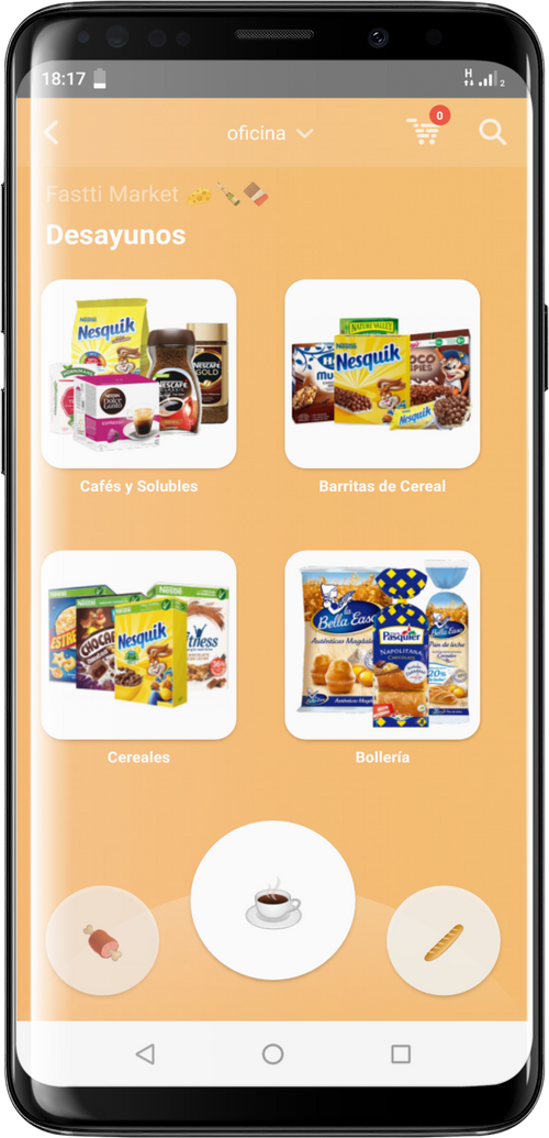 Fastti - App carousel mercado exprés