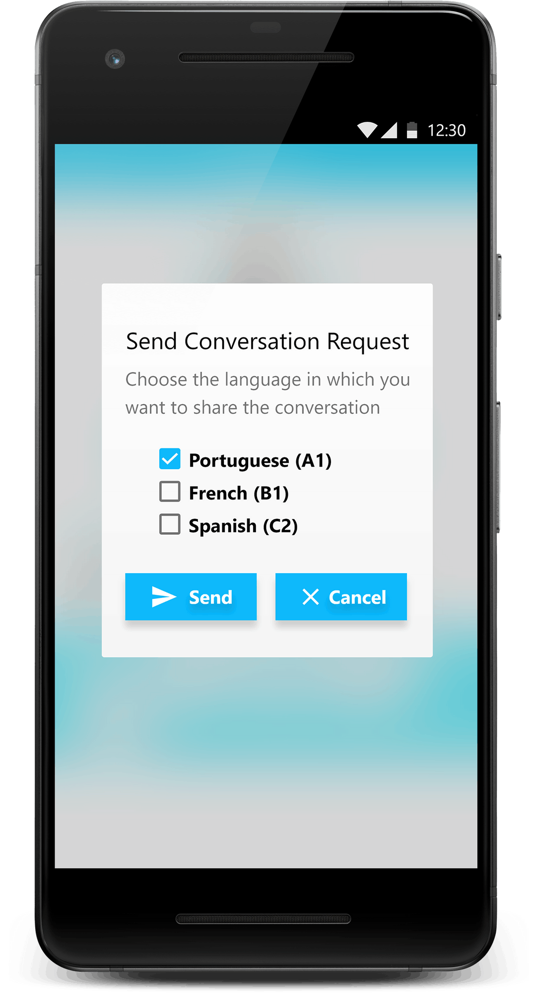 Speak App - Solicitud de encuentro